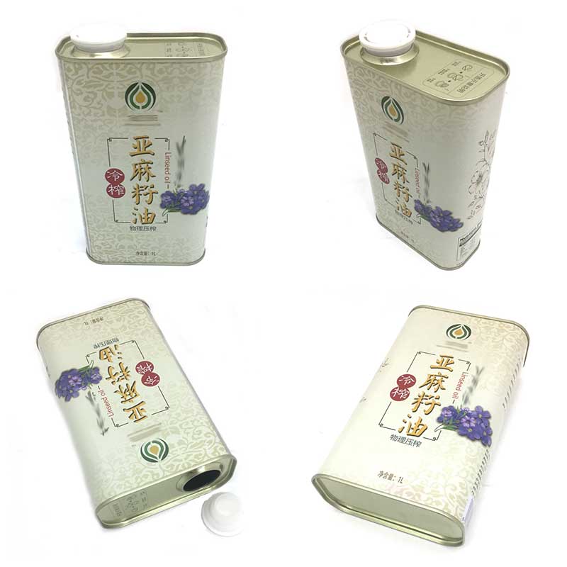 1L亞麻籽油鐵罐