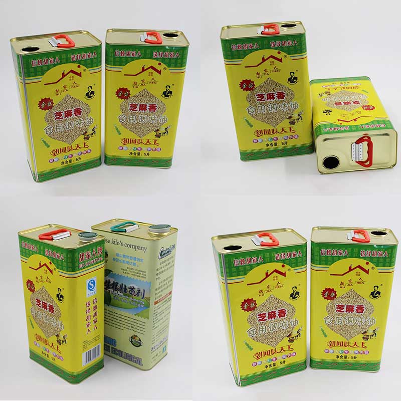 5L芝麻油鐵罐尺寸