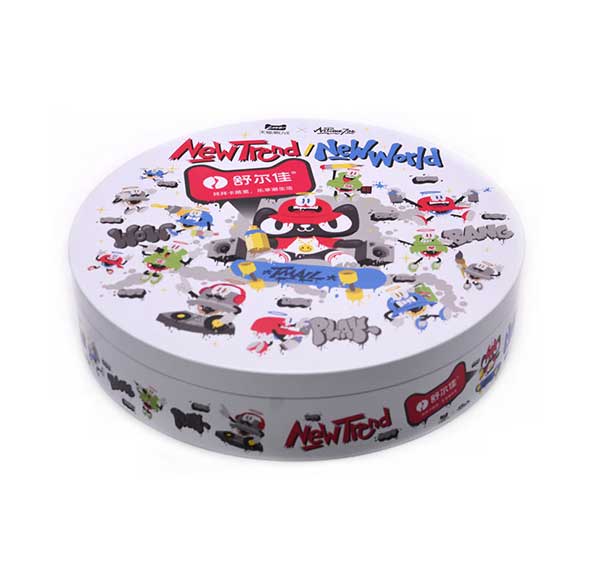 圓形奶酪餅干鐵盒