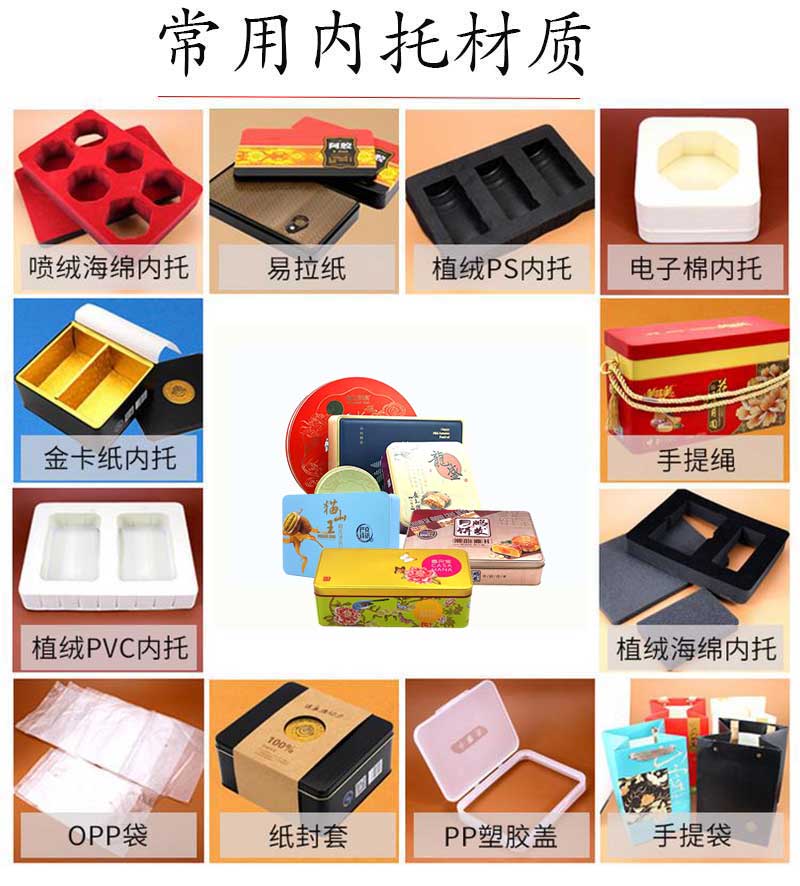 月餅鐵盒內(nèi)托材質(zhì)