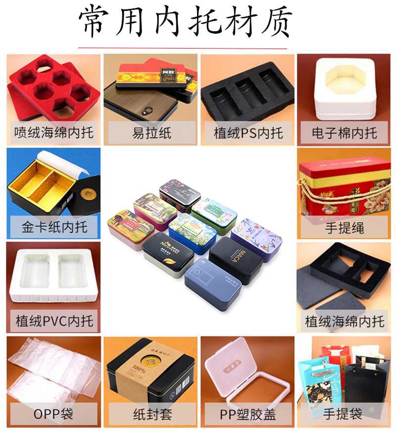 化妝品鐵盒內(nèi)托材質(zhì)