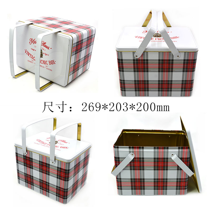 圣誕禮品鐵盒尺寸