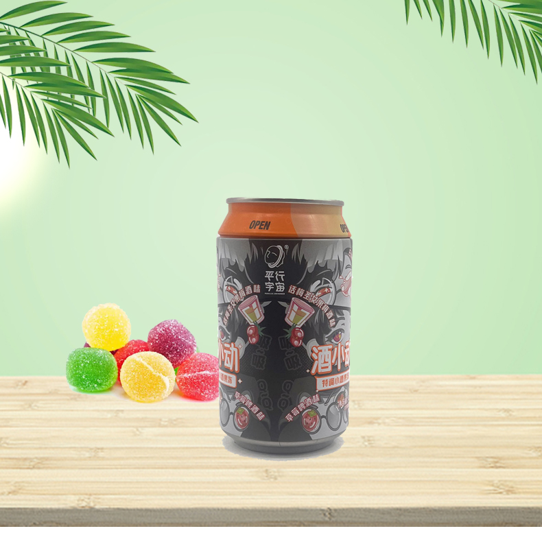 水果味糖果鐵罐