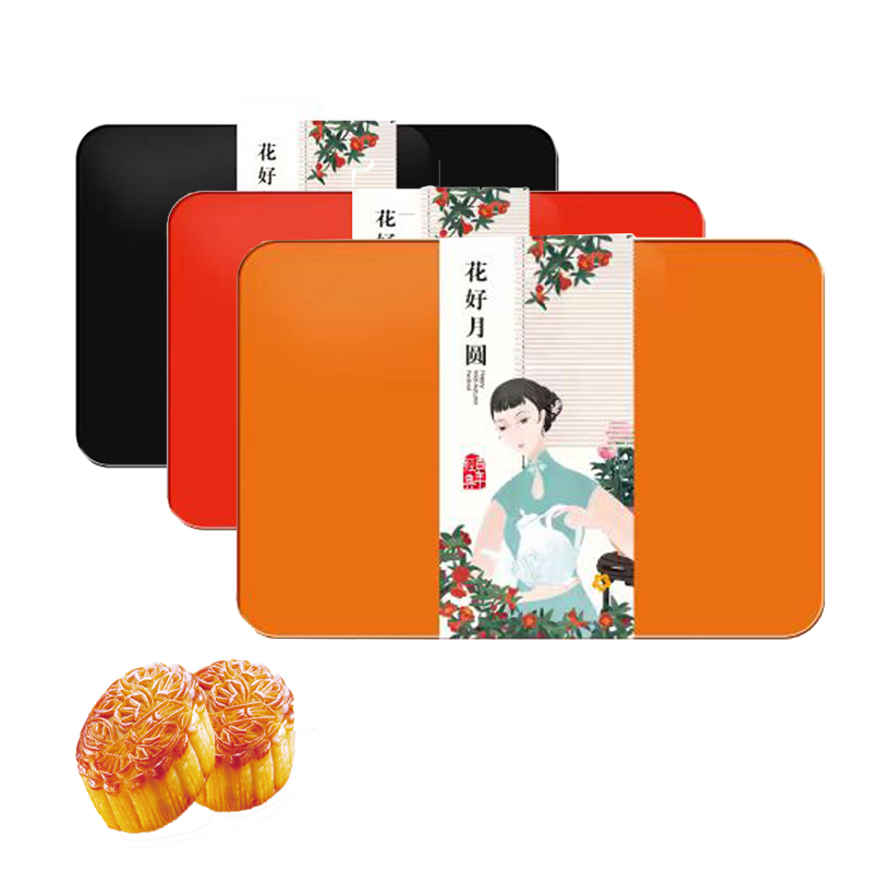 花好月圓-10 花好月圓月餅鐵盒系列