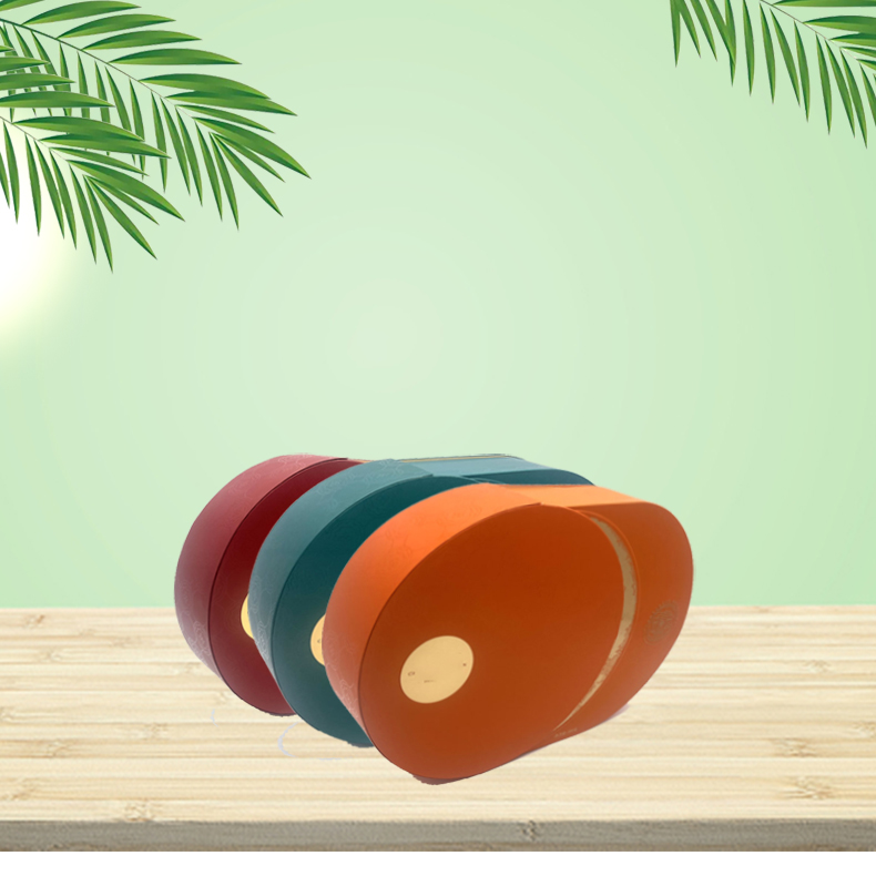 橢圓形月餅鐵盒系列