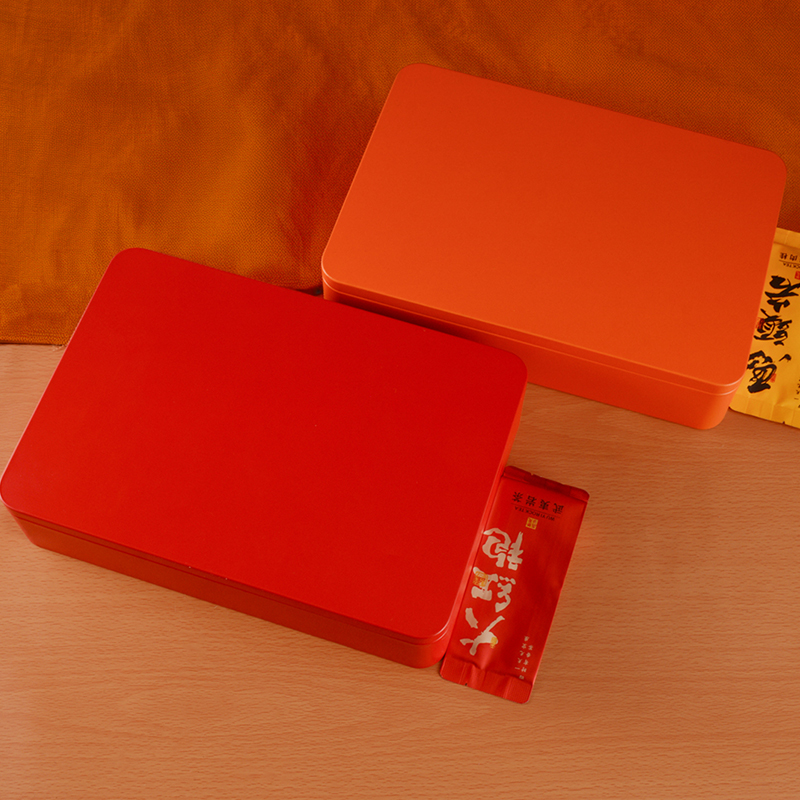 方形公版茶葉鐵盒